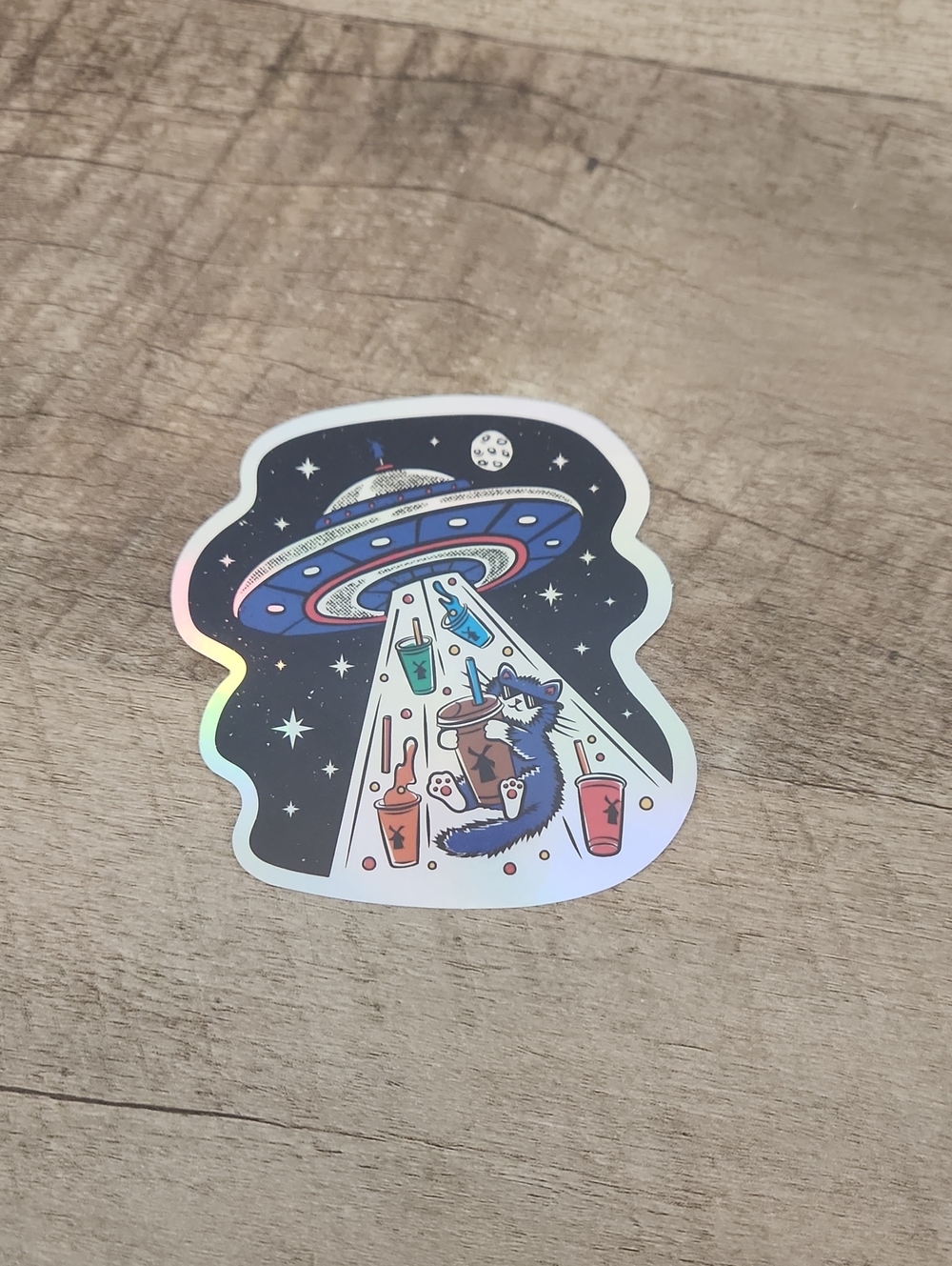 Dutch Bro Holographic JULY Sticker